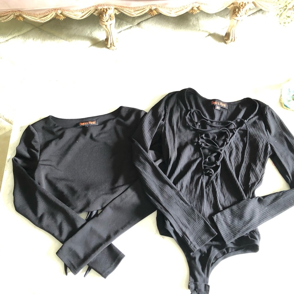 Bundle of black womenswear tops
